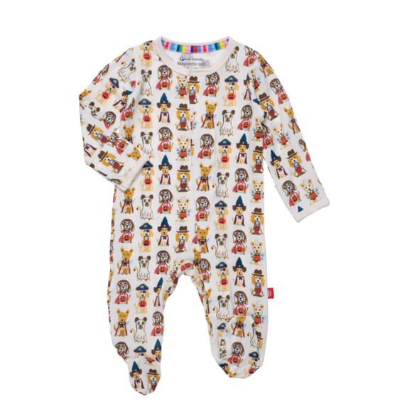 Magnetic Me Baby Tricks or Treats Magnetic Coverall Multicolor Size 6-9 Months - Picture 1 of 8
